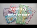 Tuto Carte "Bien dans ses draps" (technique "drapé froissé")