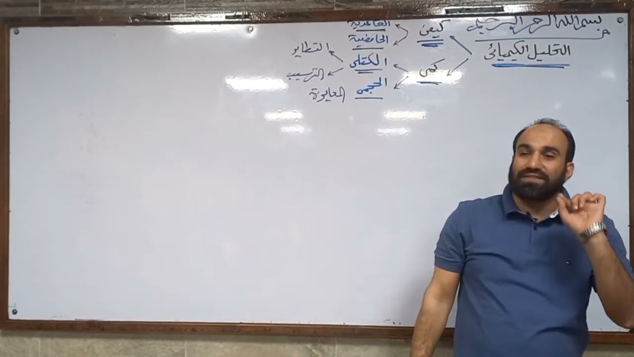 كيمياء ثانوية عامة ٢٠٣٣ المراجعة الثانية الباب الثاني التحليل الكيميائى أ.عبدالله الجرف