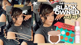 Full Face using Only Black Owned Makeup Products 2020! | MakeupByAmarie