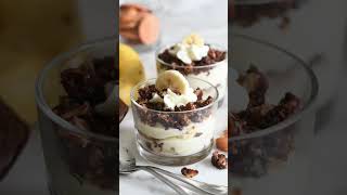 Banana Trifle with Mascarpone Cream and Caramelized Pecans ( Eggless & NO-BAKE Dessert) screenshot 3