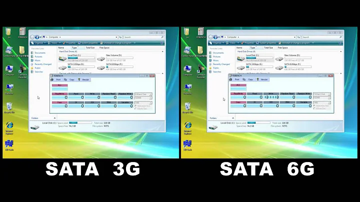 Tweak.dk SATA 3Gbps Vs 6Gbps performance