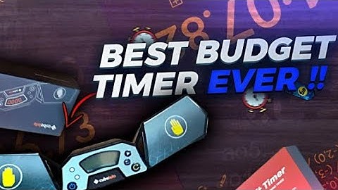 Best Budget Timer In India | Honest Review | Cubelelo Drift Timer Ki Unboxing | Worth Or Not ?