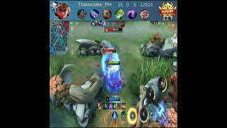 Yin Crazy Burst Damage #mobilelegends