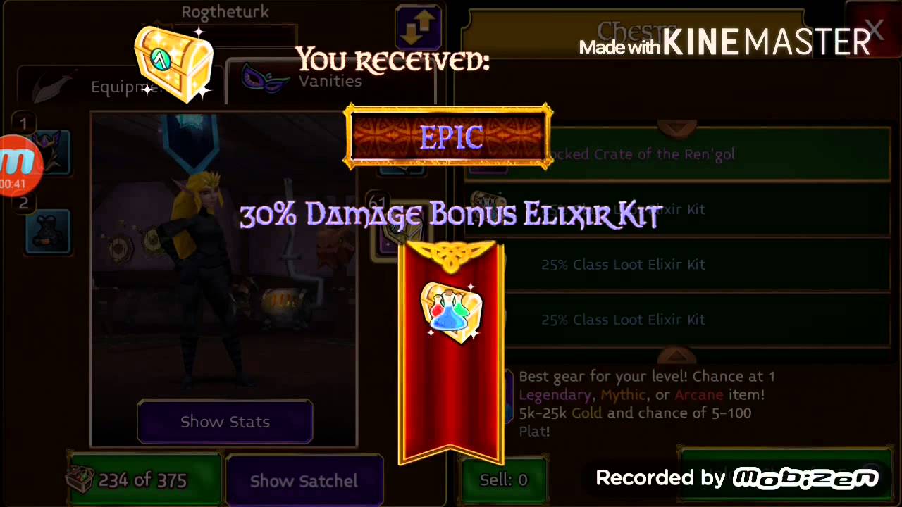 Arcane Legends - 60 Locked Ren'gol open