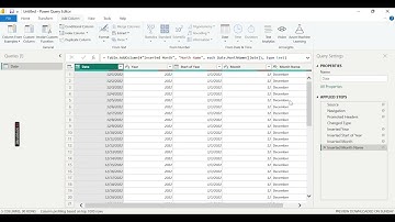 How to use Date related operations in Power Query Editor | PowerBI