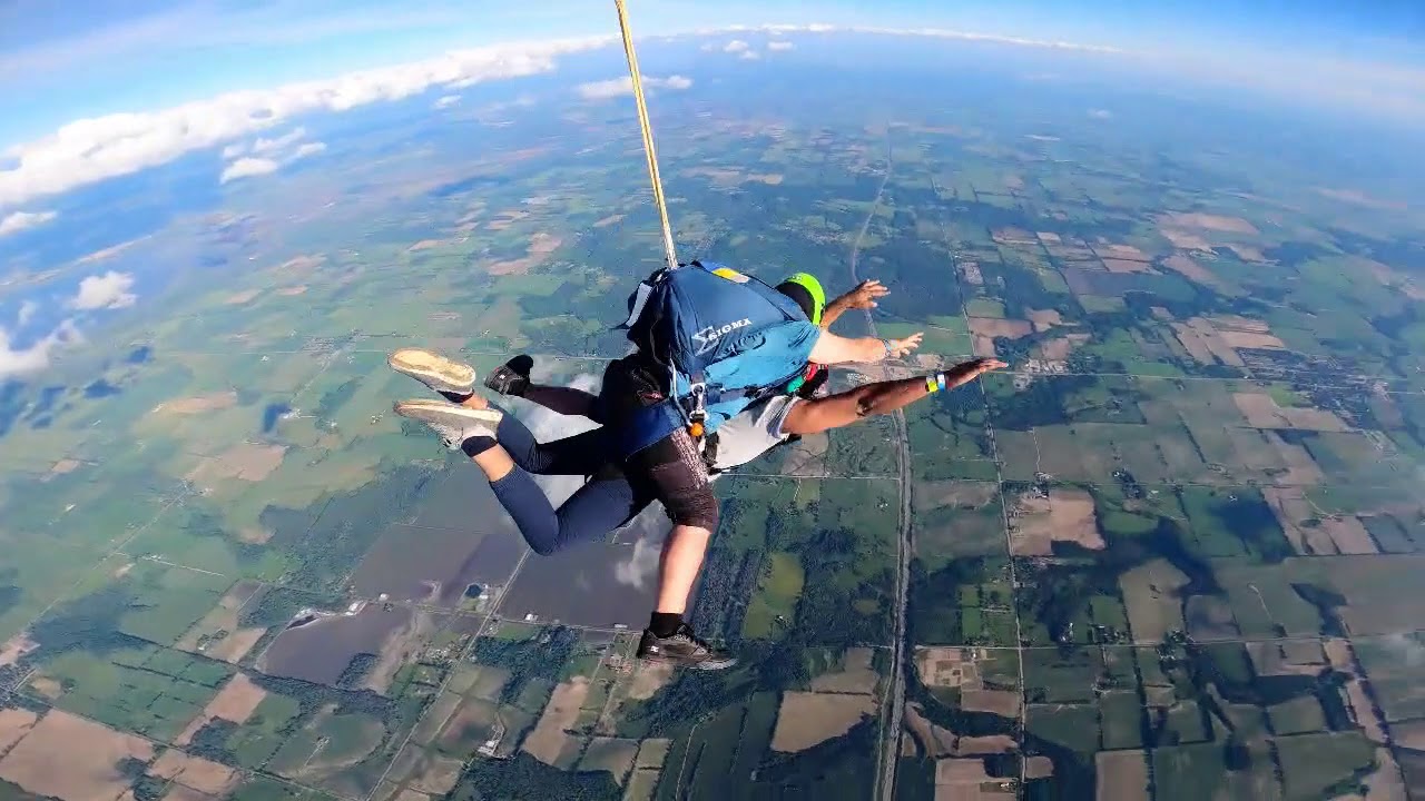 my sky dive - YouTube