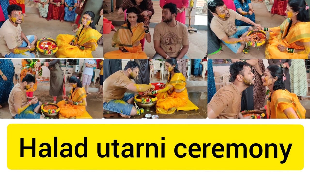 कोकणातील हळद उतरणी | koknatil halad utarni |  ceremony🎉