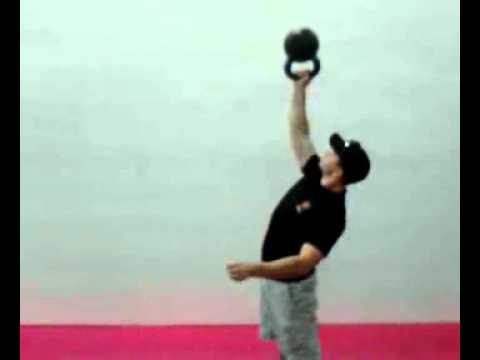 Omaha Kettlebell: Bottom Up Press 28kg