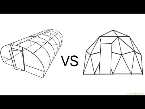 Hoophouse vs Geodesic Dome which is cheaper to build? (2020)