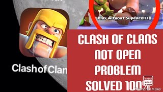 How to fix Clash of clans not opening problem | Without supercell I’d in iOS and android screenshot 2