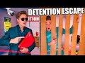 BOX FORT High School - ESCAPE Detention & CONFRONTING The PRINCIPAL (Challenge)