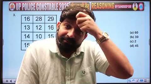 Missing Number #1 || Reasoning by Sandeep Sir for UPP Constable 2025 RWA @RWAAcademic 