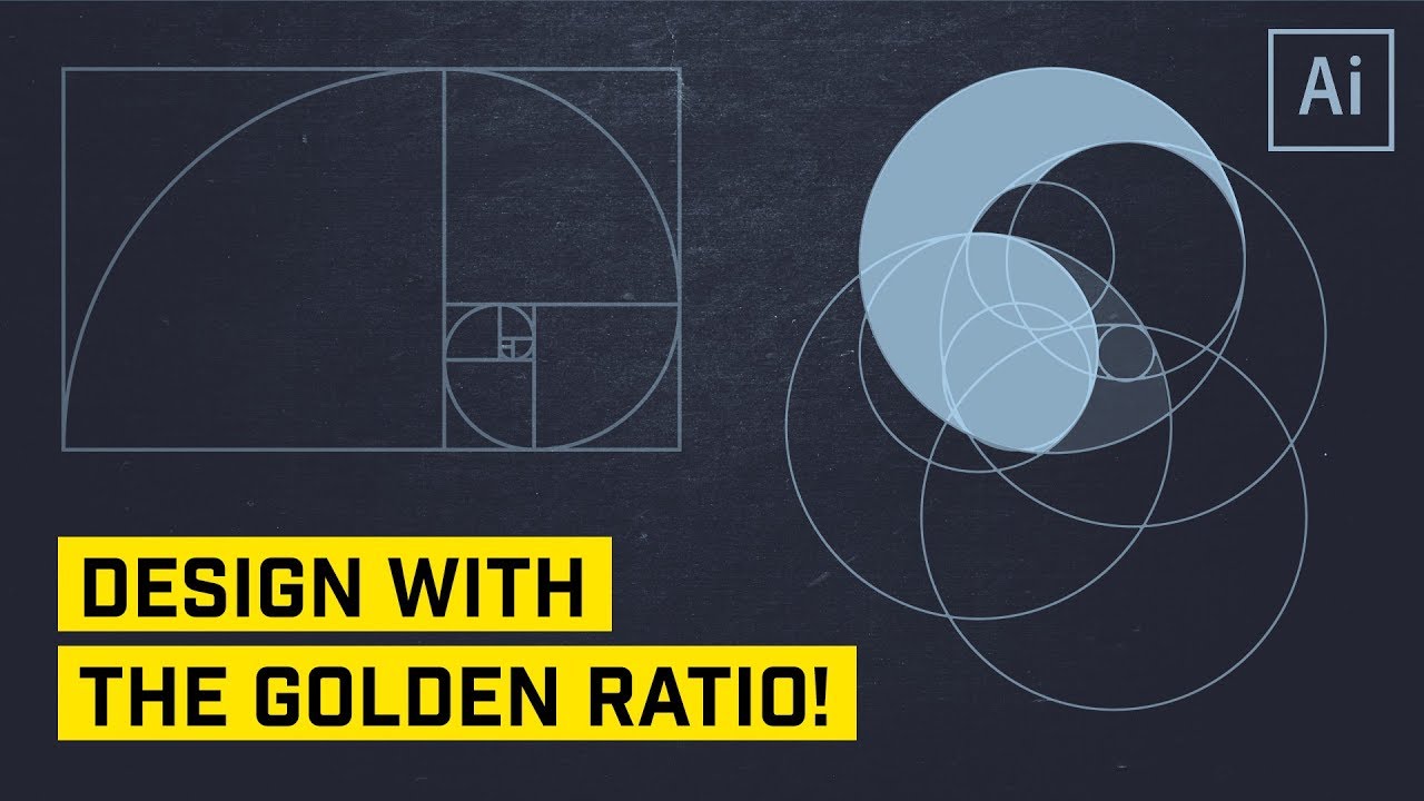 The Golden Ratio For Logo Or Icon Design In Illustrator Youtube