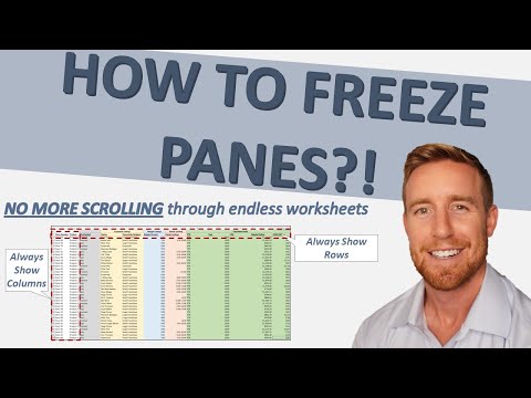 How to Freeze Panes in Excel (NO MORE SCROLLING THROUGH SHEETS)