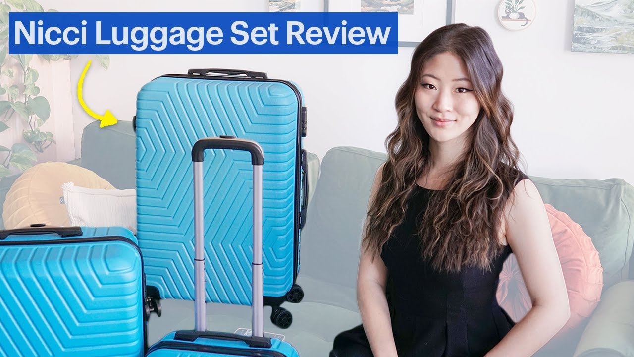 Nicci 3Piece Luggage Set With Luggage Organizer Review YouTube