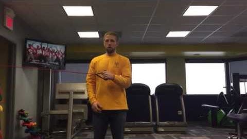 Band shoulder external rotation at side