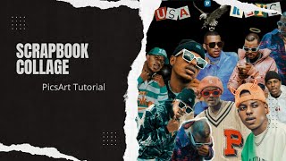Scrapbook Collage Edit Tutorial | Picsart Ft Musa Keys screenshot 3