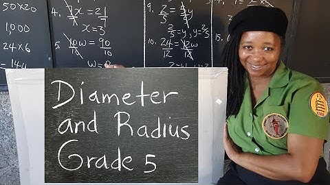 PEP Maths; The Circle. How to Find Diameter and Radius.  Grade 5 Mathematics. Primary Exit Profile