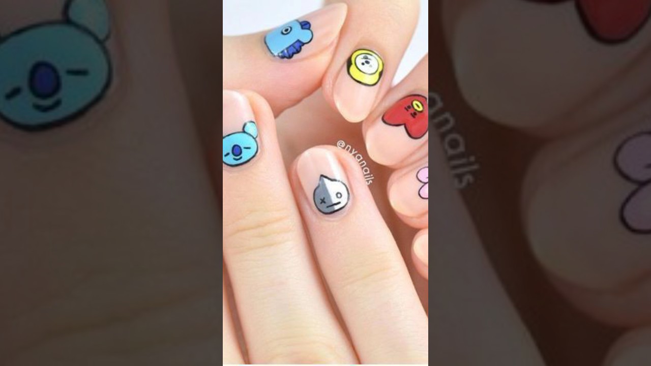 BTS inspired Nail Art || 
