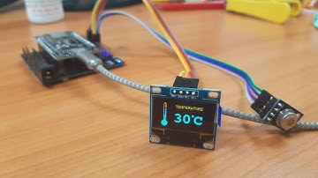 MLX90614 with OLED screen with Nodemcu ESP8266