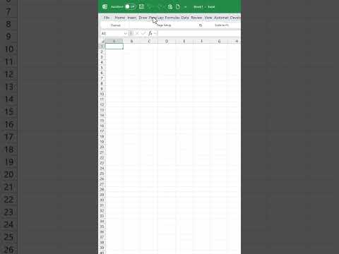 How To Hide and Restore The Ribbon In Excel Fast #shorts