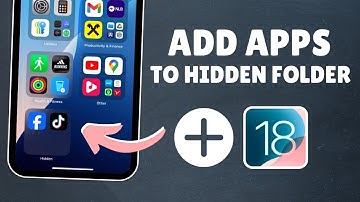 How to Add Apps to Hidden Folder iPhone iOS 18