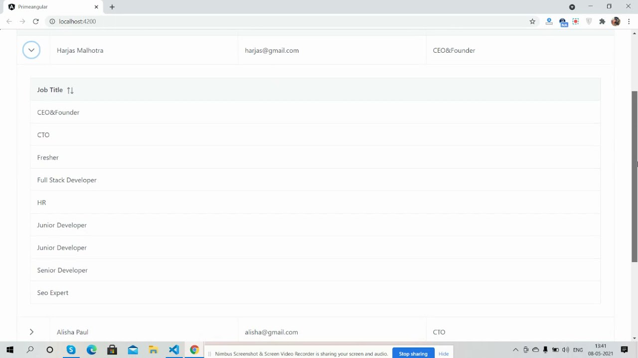 Angular 11 PrimeNG Expand Collapse Data Table Row Working Demo YouTube Angular 11 PrimeNG Expand Collapse Data Table Row Working Demo YouTube