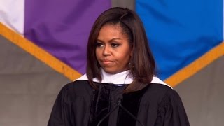 Michelle Obama takes shot at Donald Trump
