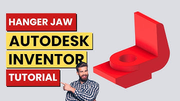 Autodesk Inventor Tutorial (Hanger Jaw)