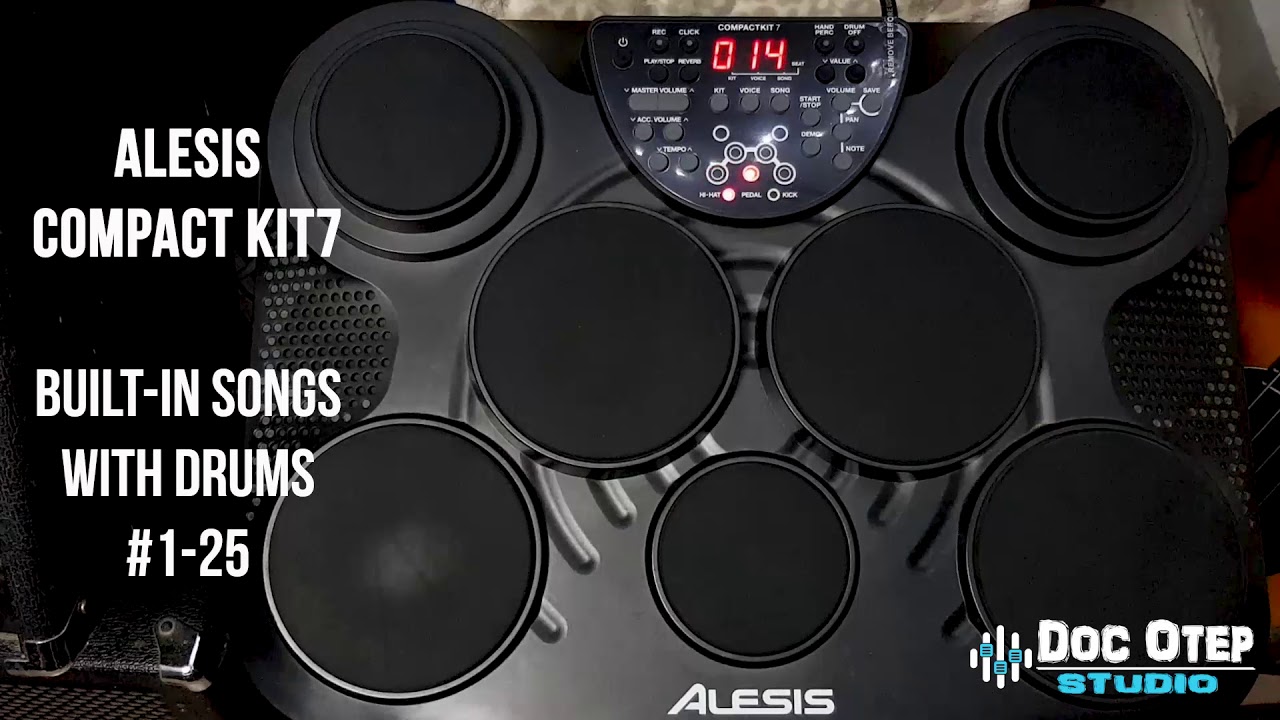 ALESIS Compact Kit7 Built-in Songs with Drums No.1-25