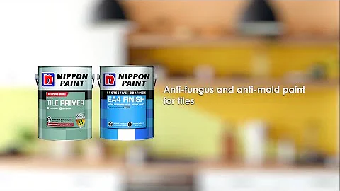 Nippon Paint Tile Primer & EA4 Finish - Anti-fungus and Anti-mold Paint for Tile Surface (TVC) - DayDayNews