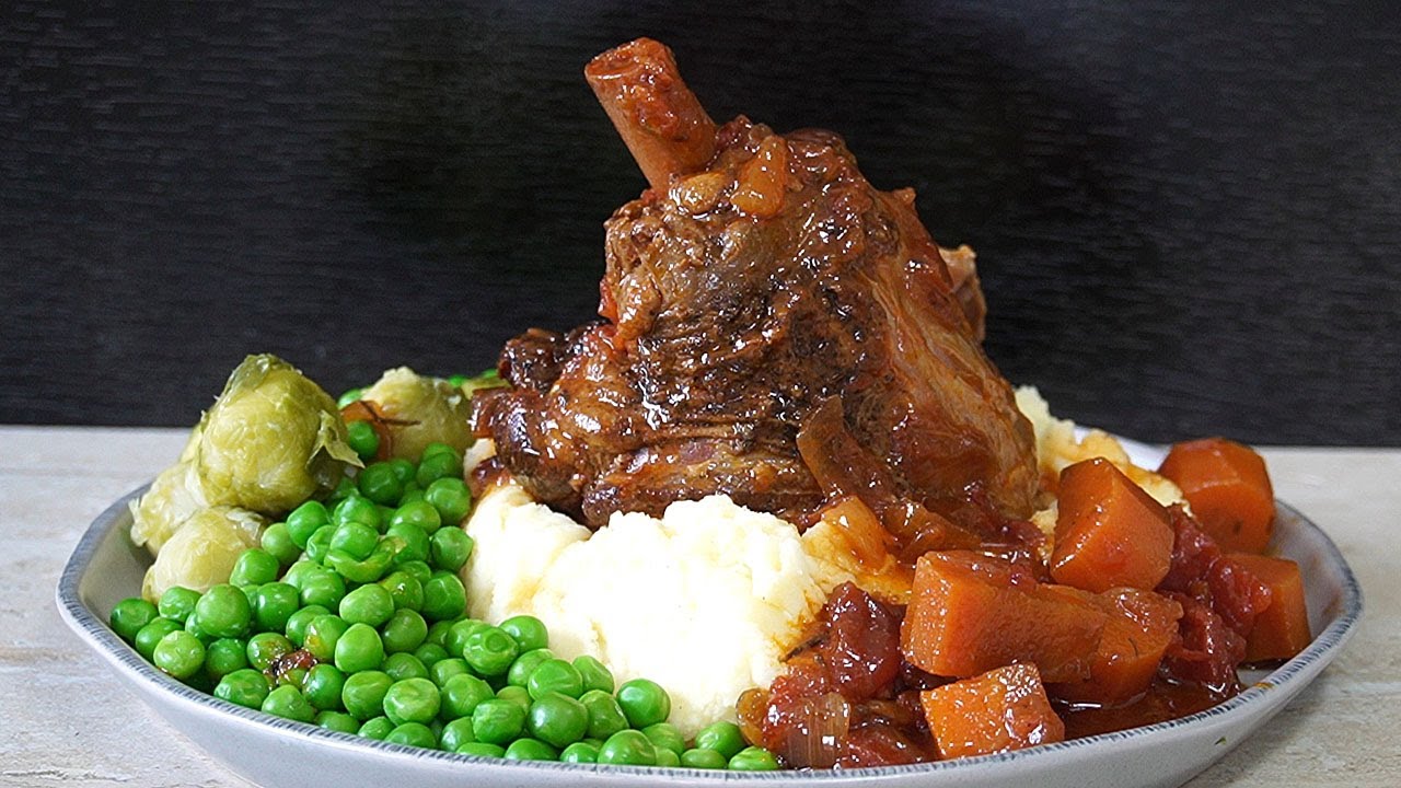 Slow Cooker Lamb Shank with a Fruity Red without wine sauce – Lamb Shank Crockpot