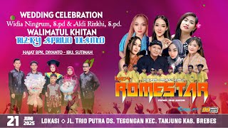 LIVE MALAM! NEW ROMESTAR DALAM RANGKA WEDDING WIDIA NINGRUM & ALDI RIZKHI | TEGONGAN, TANJUNG BREBES