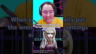 THIS GAME IS DYSLEXIC! #danganronpa #gameplay