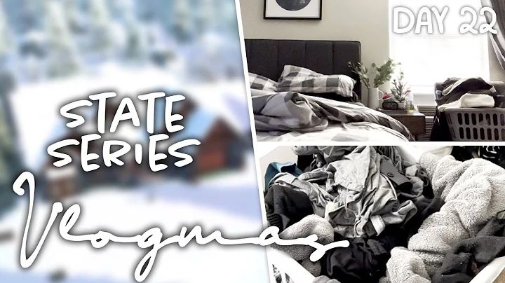 laundry & working on my state series! vlogmas day 22