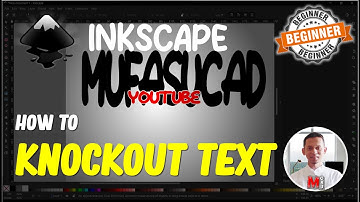 Inkscape How To Do A Knockout Text