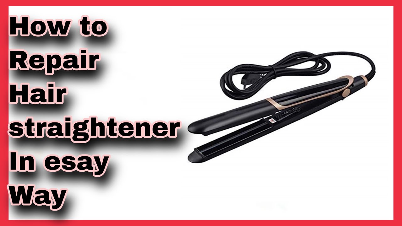 How to repair hair straightener Home repair electronic YouTube