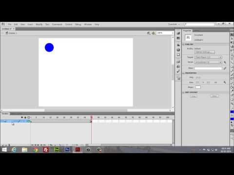 Adobe Flash Professional CS6 Tutorial 12 Motion Guide
