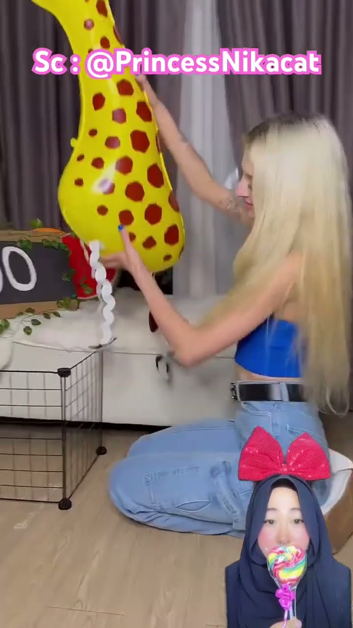 KITTY SANGAT INGIN BERTEMU DENGAN JERAPAH ⁉️? @PrincessNikacat #shorts #funny #dubbing