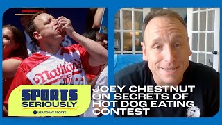 Joey Chestnut reveals what it's like before, during and after the Nathan's hot dog eating contest