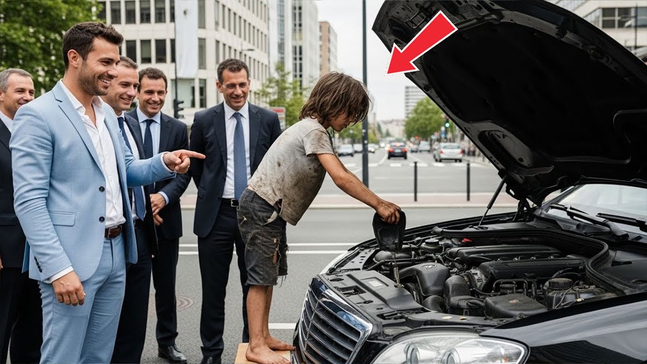 « JE PEUX ARRANGER ÇA », DIT L’ENFANT — LE MILLIONNAIRE RIT… MAIS L’ENFANT ACCOMPLIT L’IMPROBABLE