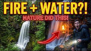 The Waterfall That Burns Forever | The Incredible Mystery of Eternal Flame Falls #EternalFlameFalls