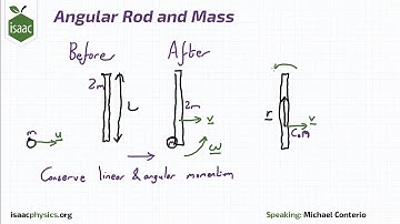 Angular Rod and Mass - Part B - Angular Motion Level 6