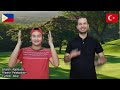 Question -  Filipino Sign Language and Turkish Sign Language