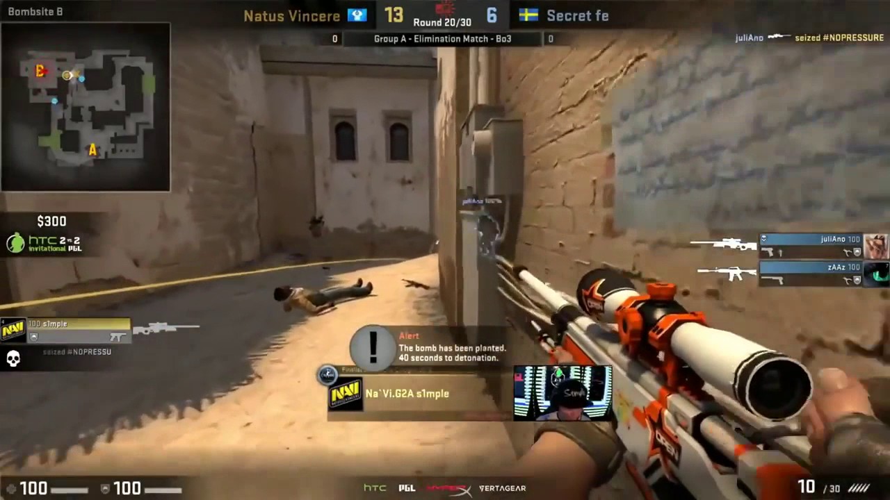 Juliano get Knifed by S1MPLE & SEIZED (CS:GO) - YouTube