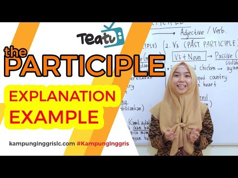 Video: Cara Membezakan Kata Sifat Dari Participle