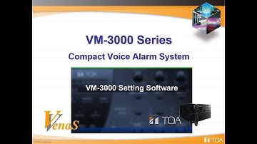 How to setup TOA VM-3000 การโปรแกรม VM-3000 เบื้องต้น