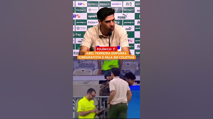 CONTROVERSY! 🚨 Abel Ferreira pushes cameraman on the way off the field and speaks at a press conf...