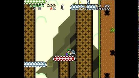 SMW Custom Level: Fuzzy Mushrooms