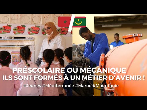 Préscolaire ou dans la mécanique, ils sont formés à un métier #Maroc #Mauritanie